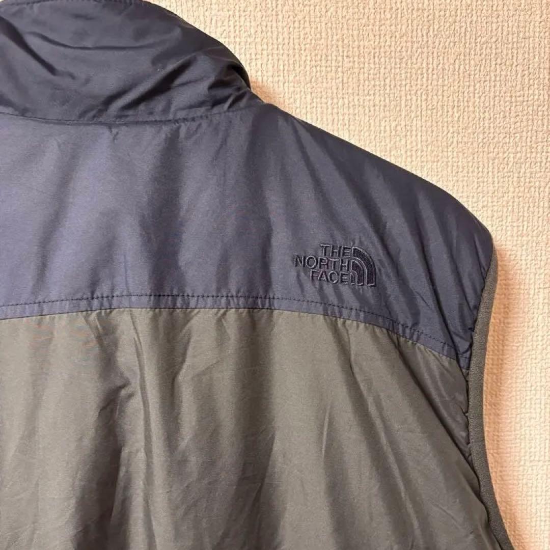 【リバーシブル】THE NORTH FACE ナイロンフリースベスト
