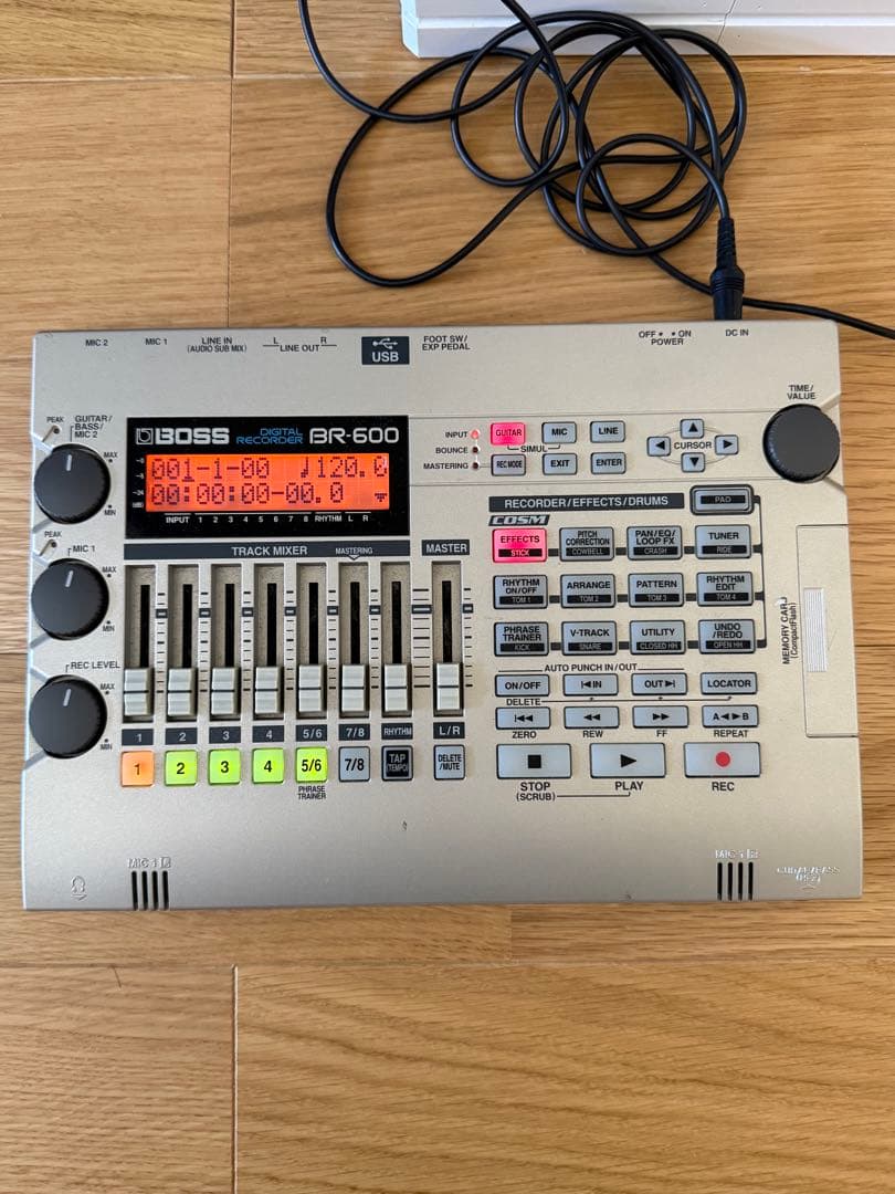 BOSS BR-600 マルチトラック レコーダー 電源ケーブル付