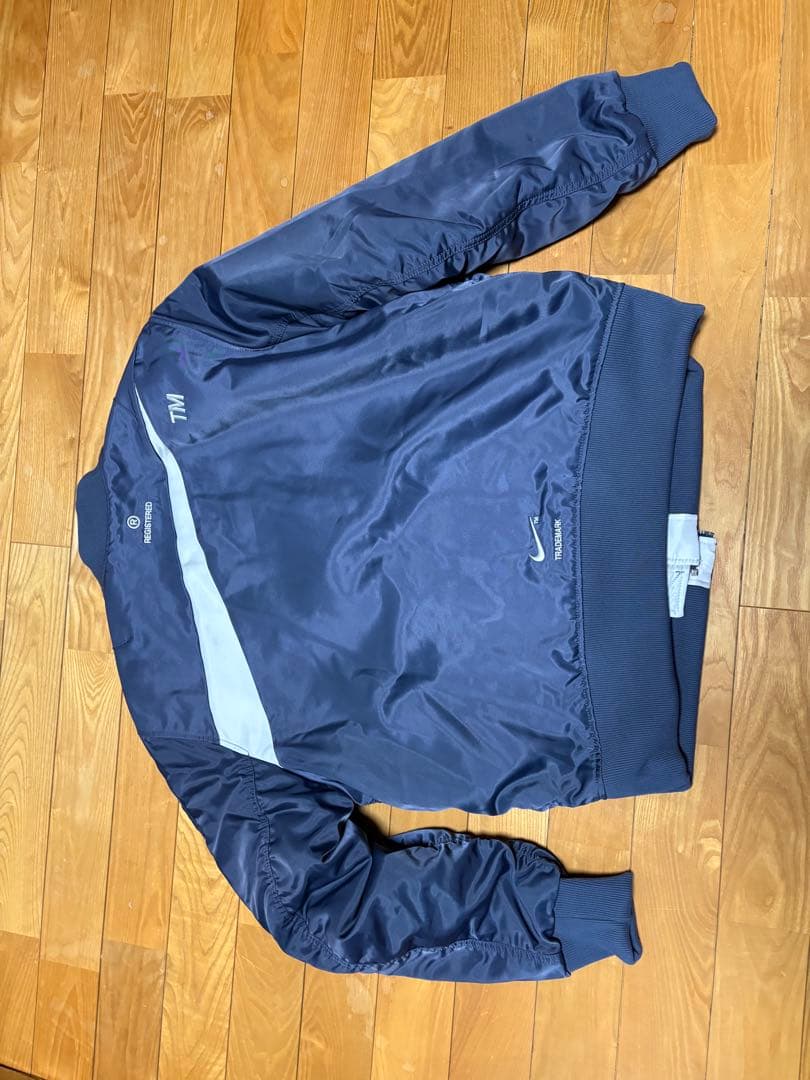 Nike Swoosh ジャケット XXLナイキビッグロゴＭＡ-1リバーシブル