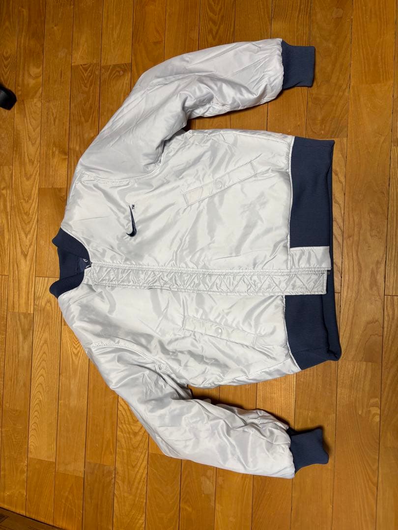 Nike Swoosh ジャケット XXLナイキビッグロゴＭＡ-1リバーシブル