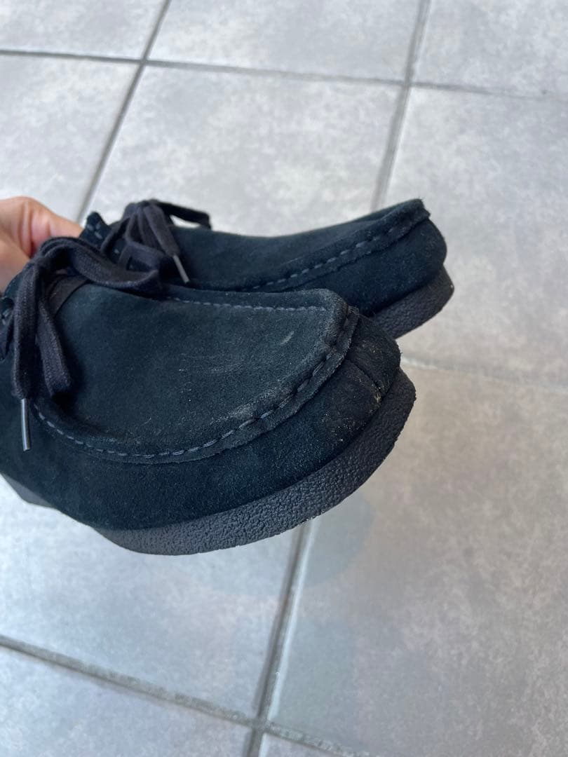 26.5cm Clarks Wallabees ブラック WP
