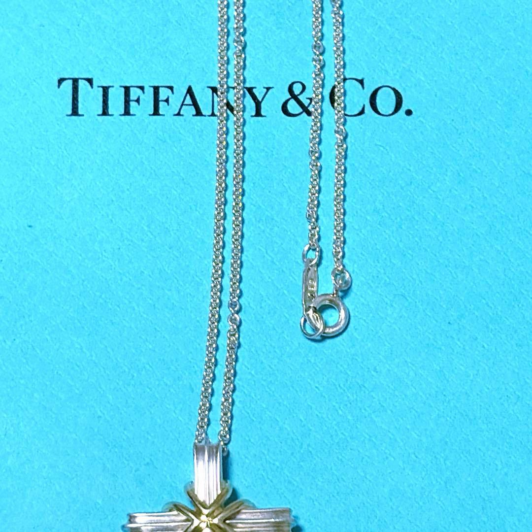 【美品】TIffany ティファニー クロス ネックレス 十字架 SV925