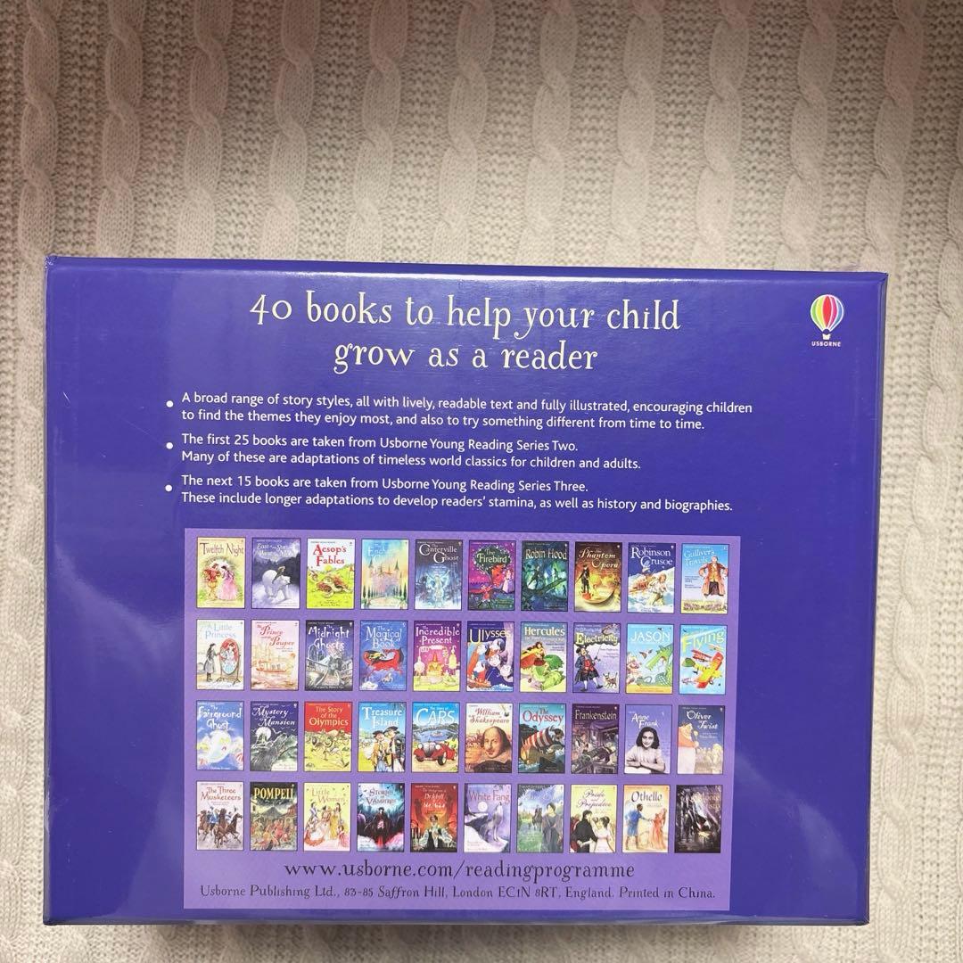 未使用　Usborne Reading Collection 40冊