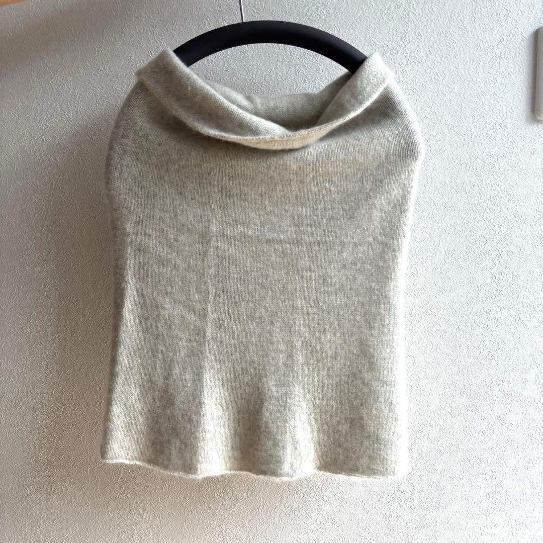 最終値下げ‼️evam eva vieカシミアスヌード ベージュ定価￥24200