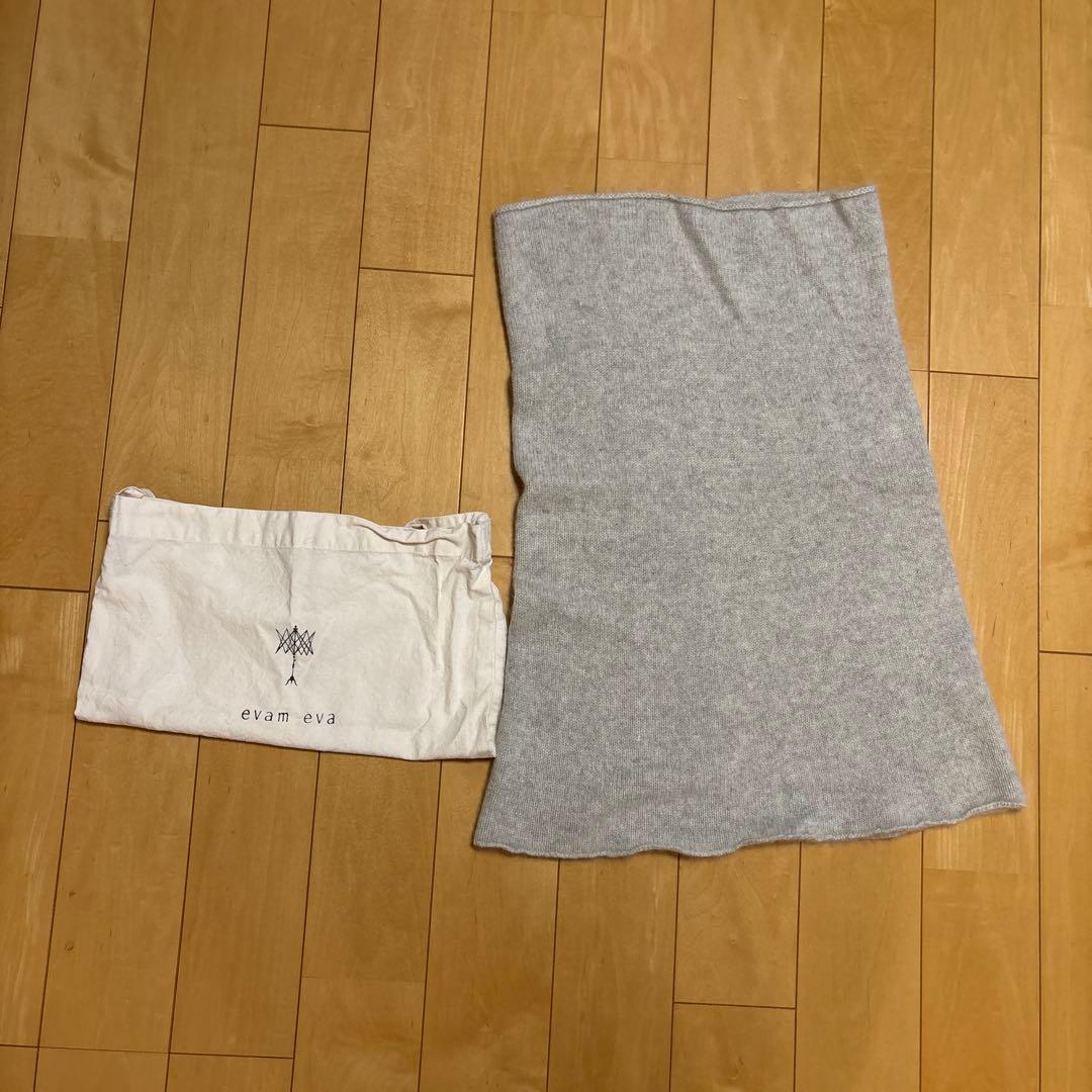 最終値下げ‼️evam eva vieカシミアスヌード ベージュ定価￥24200