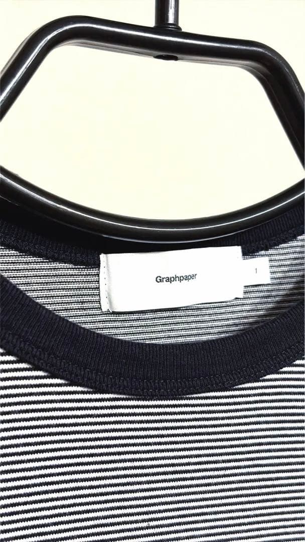 Graphpaper Narrow Border Tee サイズ : 1