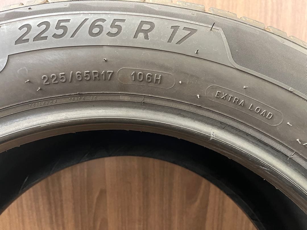 『メル24827』ミシュラン 中古夏タイヤ 225/65R17 2本セット