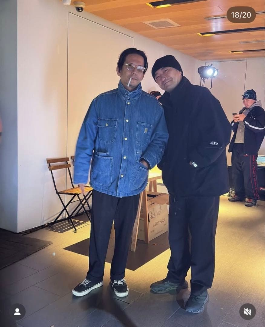 野村訓市美品Carhartt INVINCIBLEDENIM CHORECOAT