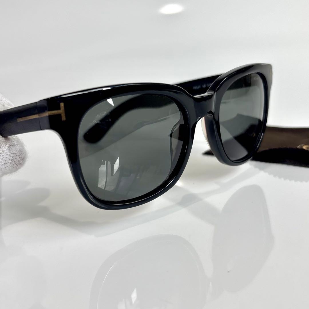 極美品 TOM FORD トムフォード TF211 AFサングラス ブラック 黒