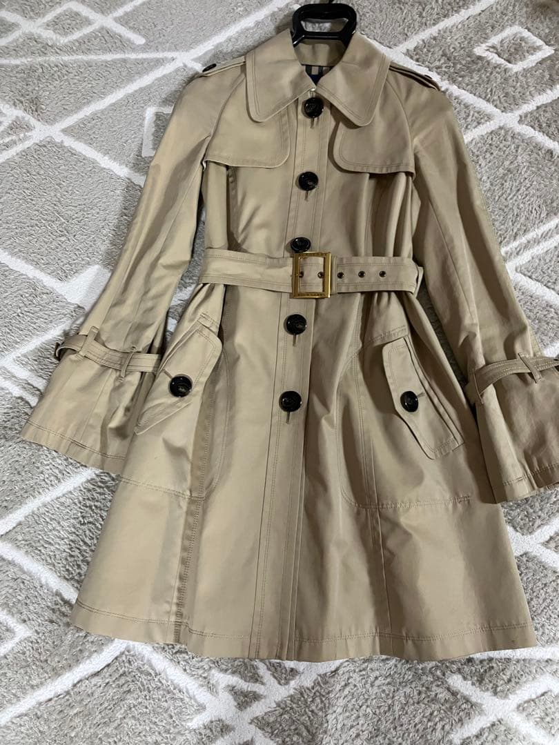 BURBERRY BLUE LABEL バーバリーブルーレーベルシングルトレンチ