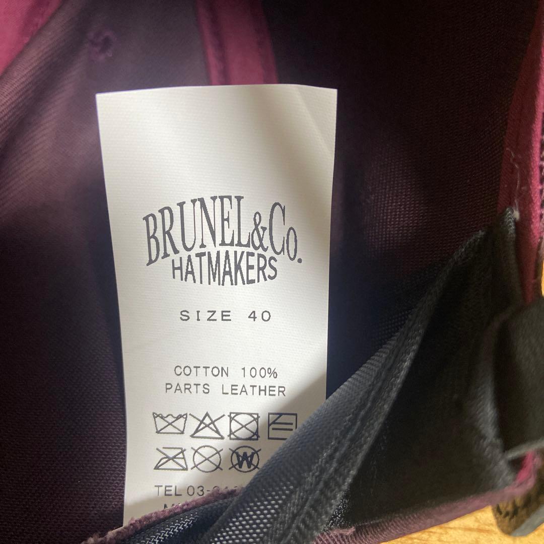 帽子 BRUNEL&Co. HATMAKERS CAP