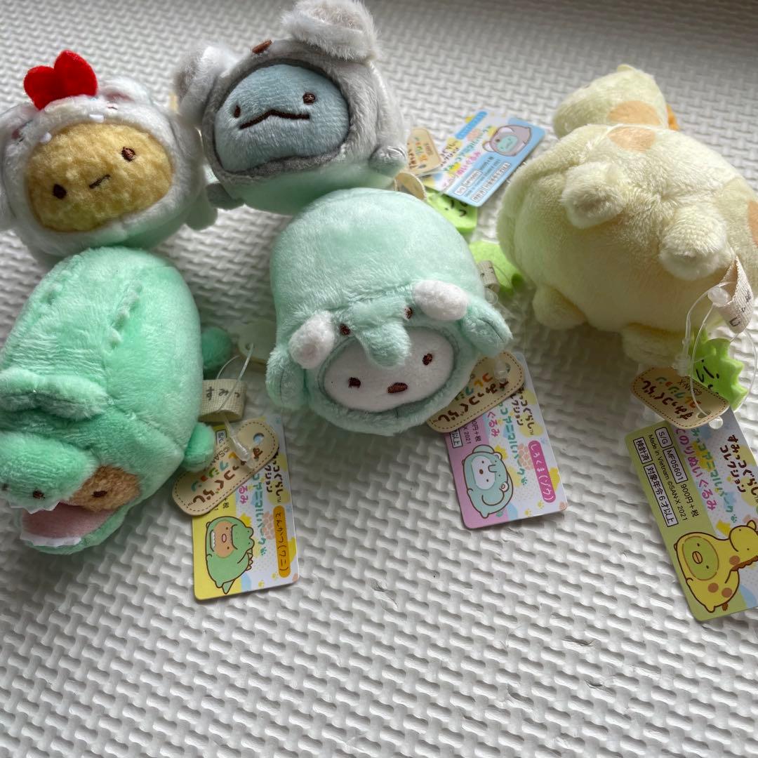 すみっコぐらし　てのりぬいぐるみ　6体セット