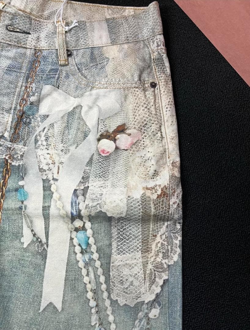 Acne Studios 1981 ルーズフィット デニムパンツ S ブルー