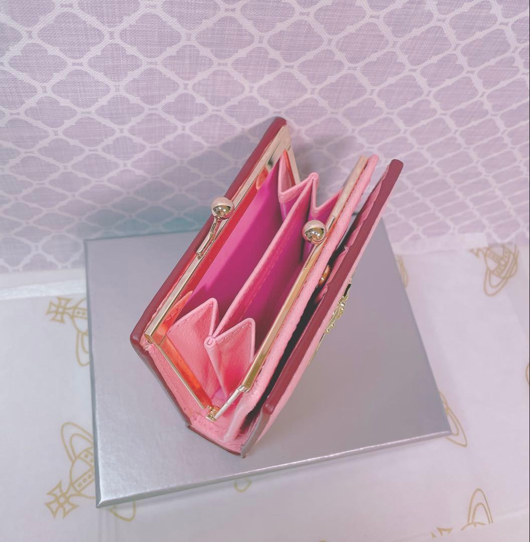 【可憐♡ショッパー付】新品 Vivienne Westwood 二折財布