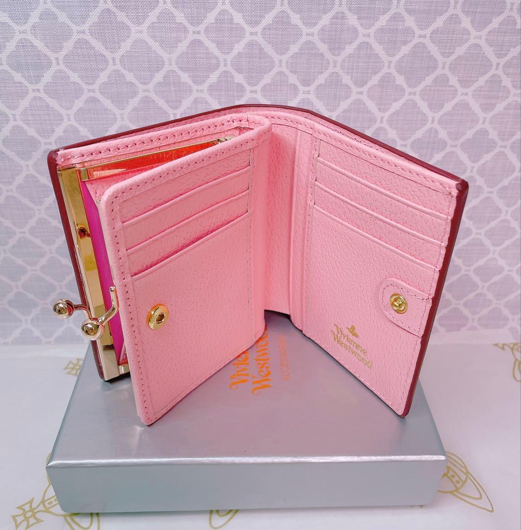 【可憐♡ショッパー付】新品 Vivienne Westwood 二折財布