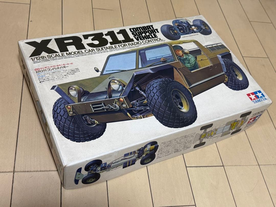 イ*レ様 【当時物 未組立】タミヤ XR311コンバットバギー 程度上 ★期間限
