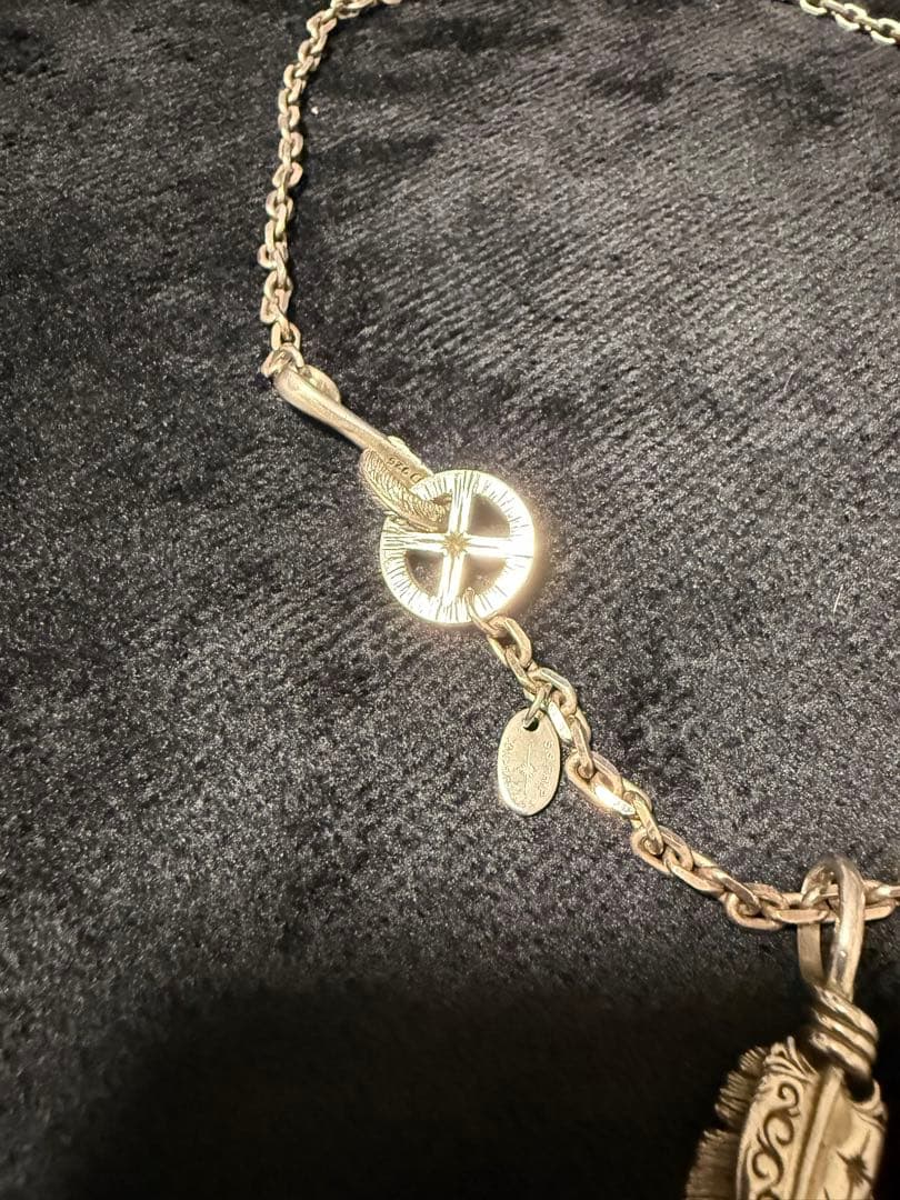 saad ネックレス 羽根モチーフ シルバーネックレス