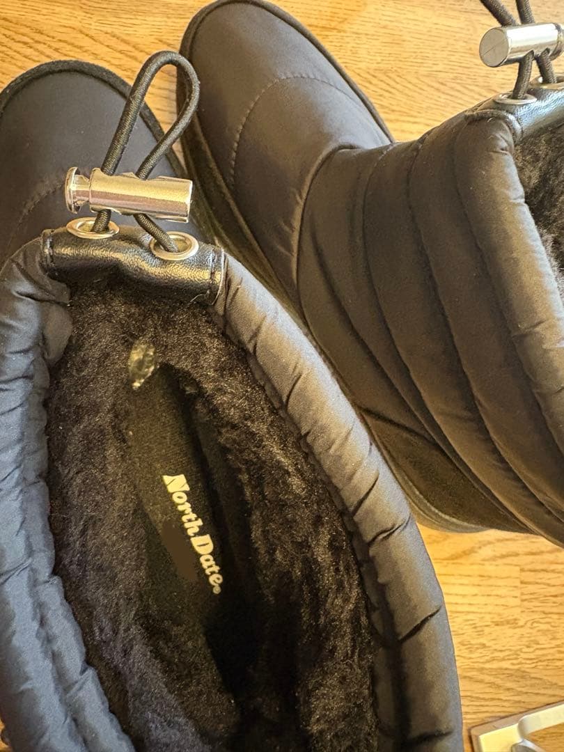 ノースデート【NorthDate】雪スノーブーツ Wグリップスパイク搭載24cm