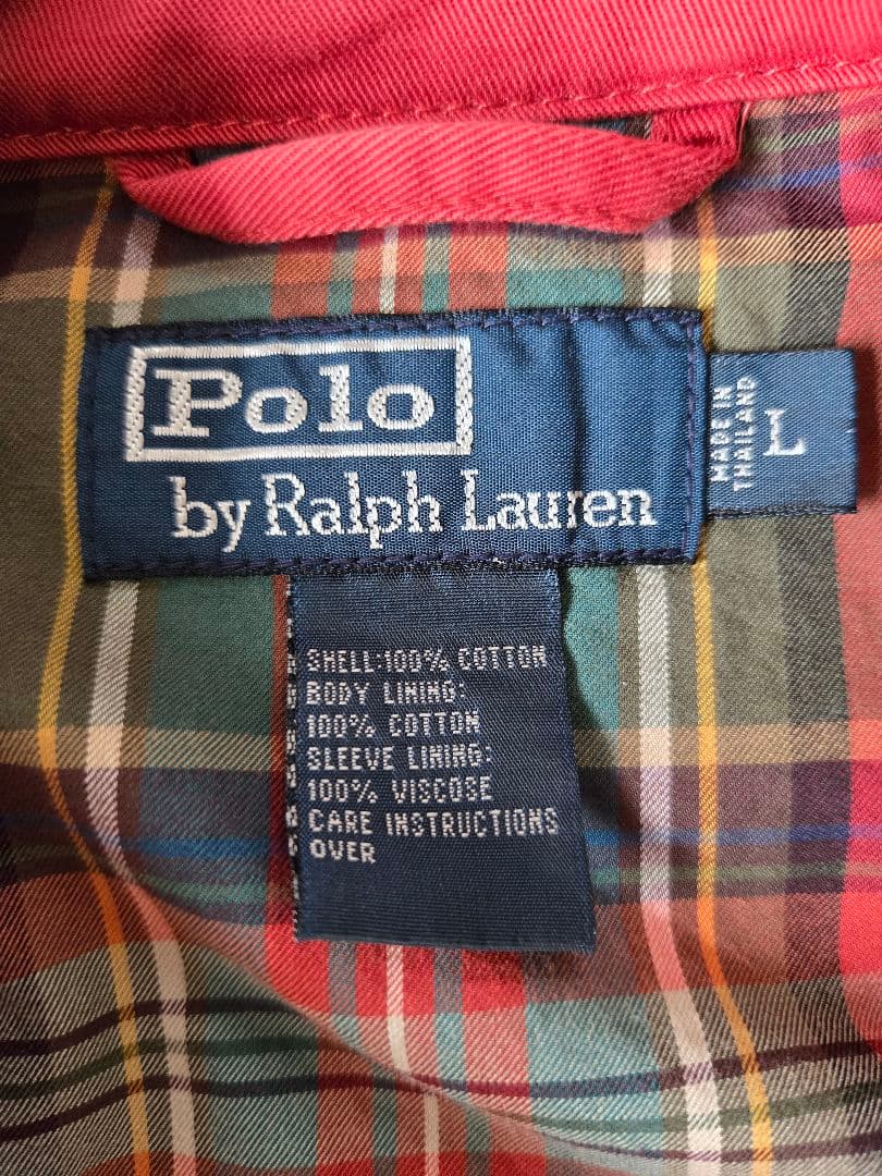 Polo by Ralph Laurenレッドスウィングトップミント裏地チェック