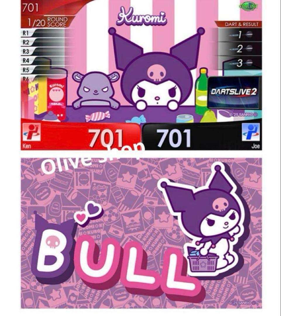 新品 店舗限定 サンリオ sanrio クロミ ダーツライブカード ダーツハイブ