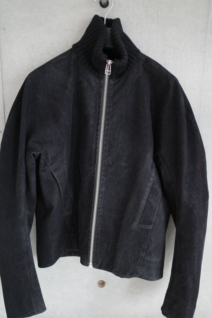 ジャケット・アウター OMAR AFRIDI 25AW PILOT BLOUSON BLACK48