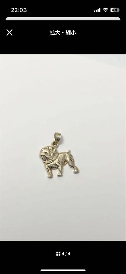 アクセサリー Mr .Saturday 14k realgold bulldog