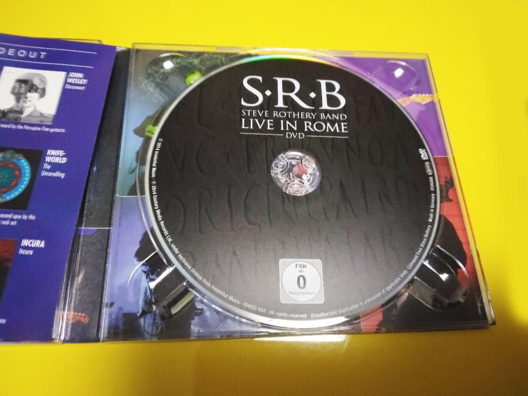 洋楽 Live in Rome Steve rothery
