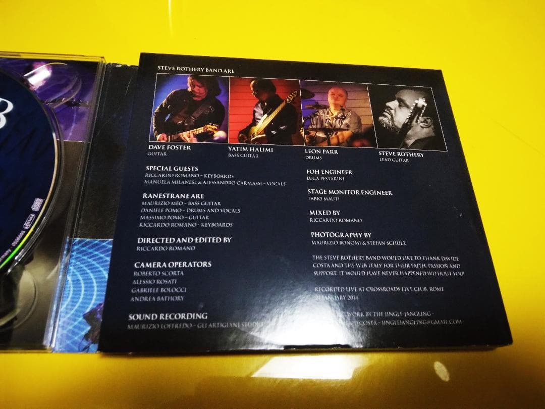 洋楽 Live in Rome Steve rothery