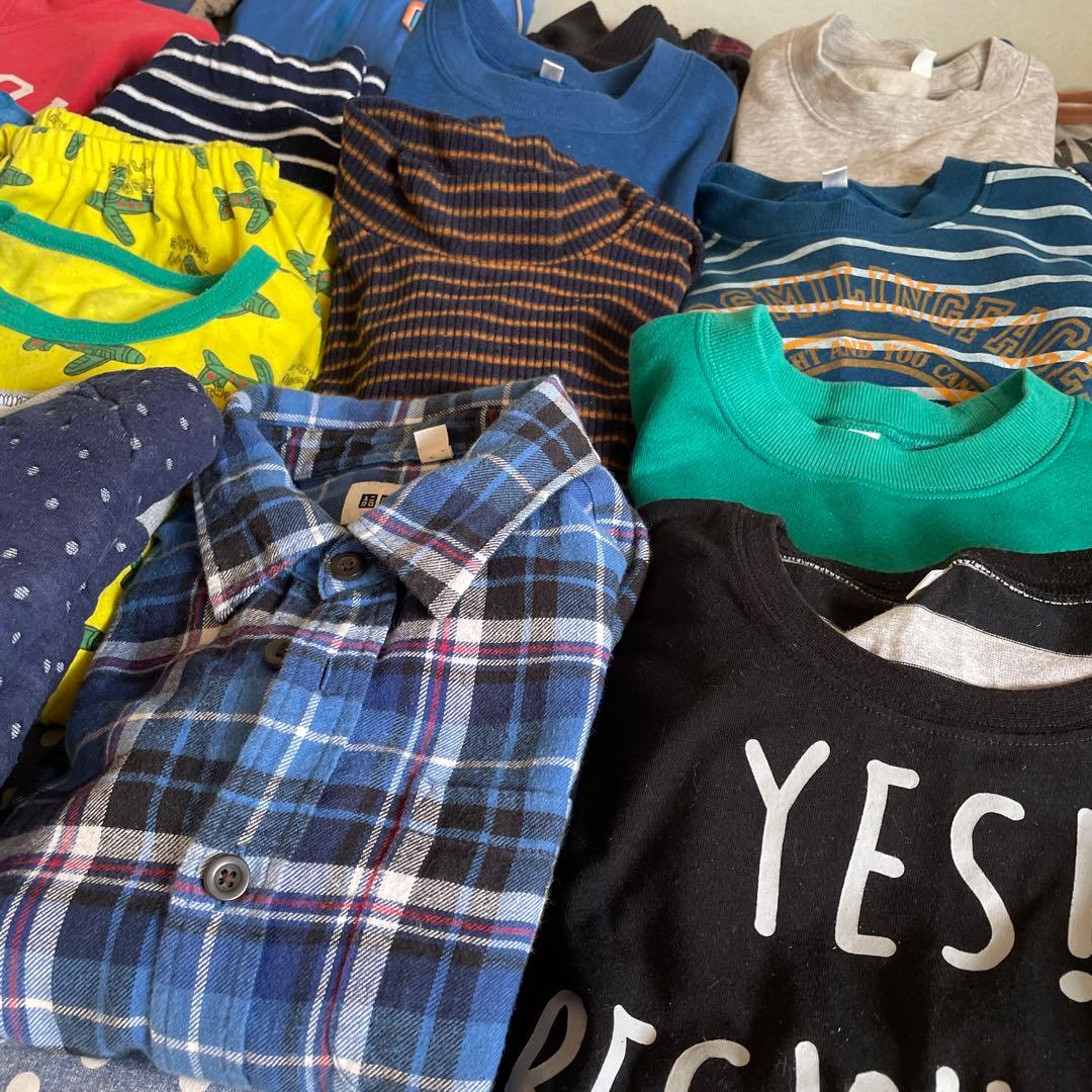 秋冬　男児１３０cm男の子２８点セット　子供服キッズウェア　まとめ売り　西松屋他