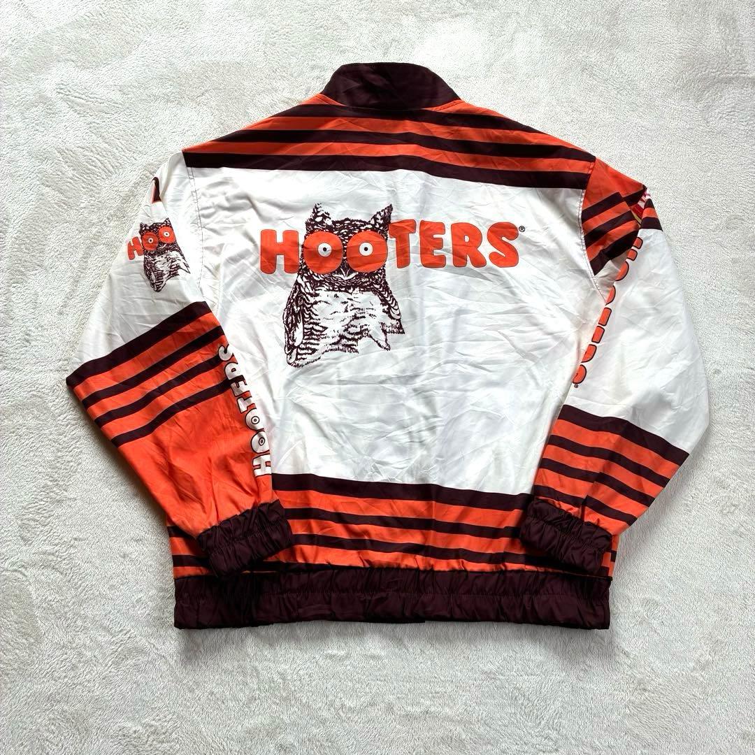 HOOTERS ナスカー レーシングジャケット ビッグロゴ フクロウ