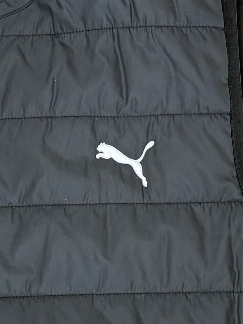 PUMA 黒 パデッドベストスポーツ カジュアル XL