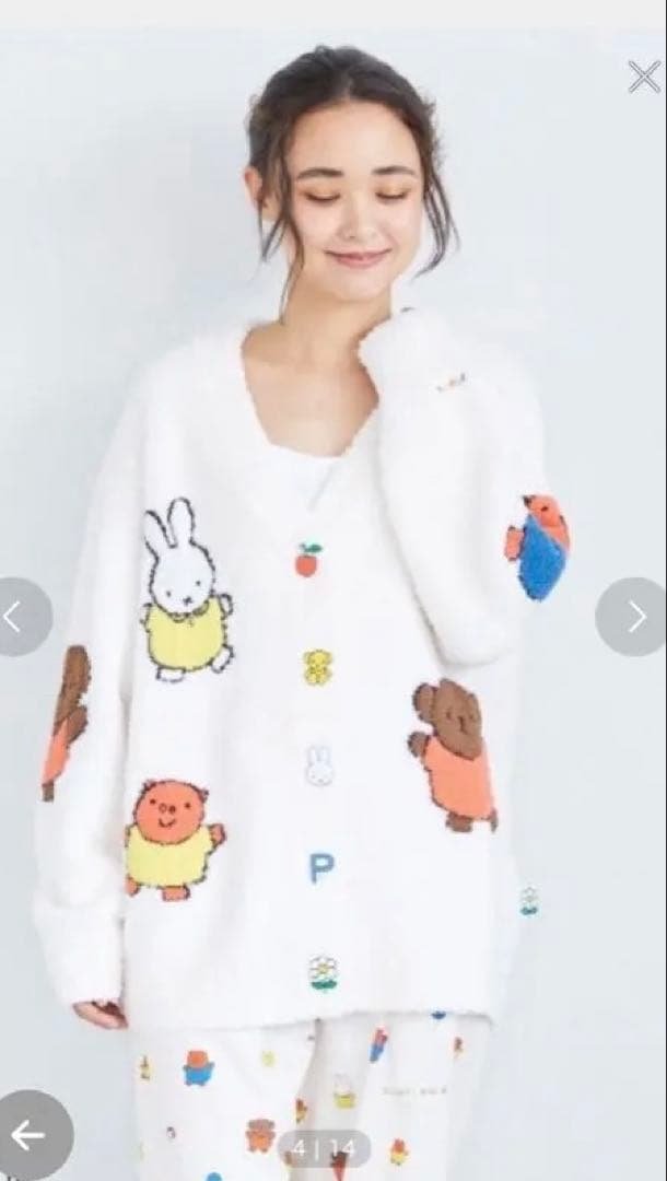 【新品】GELATO PIQUE ミッフィー カーディガン S‐M