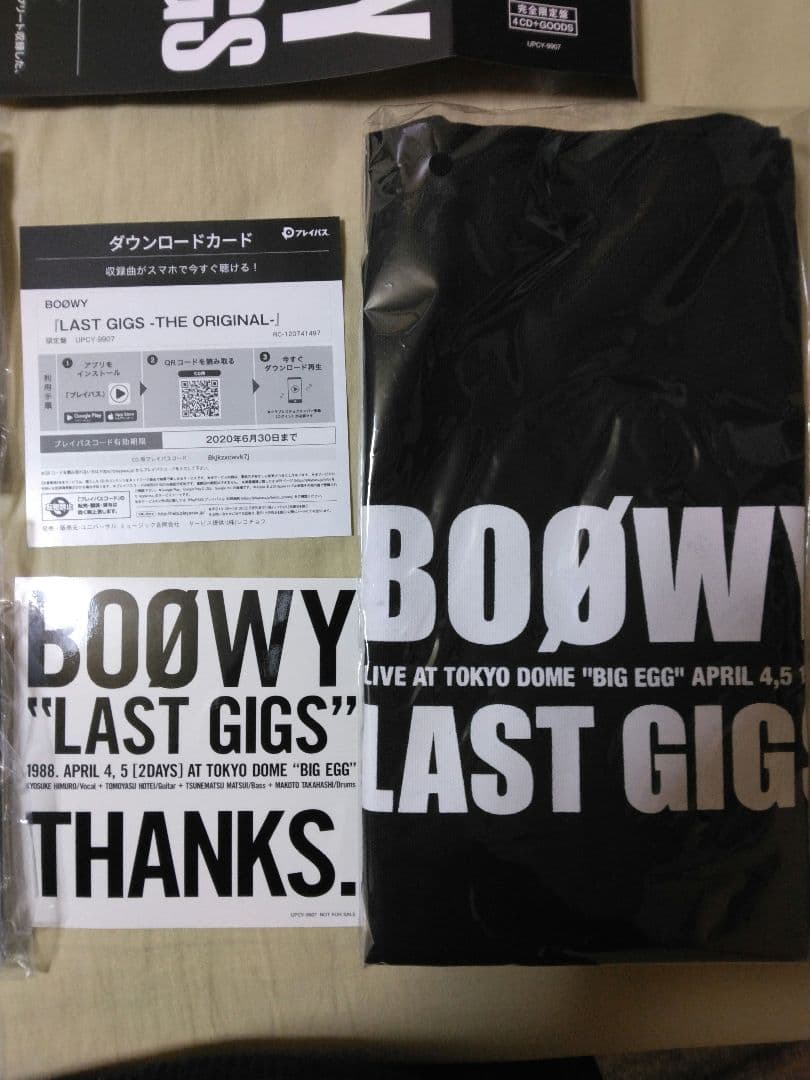 Tirol‼️ BOØWY LAST GIGS THE ORIGINAL