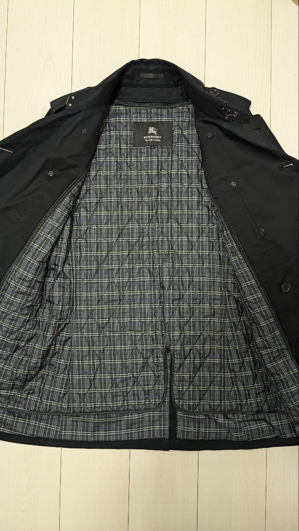 【美品】BURBERRY BLACK LABEL ライナー付きトレンチコート M