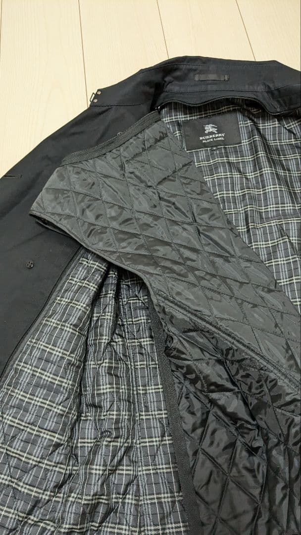 【美品】BURBERRY BLACK LABEL ライナー付きトレンチコート M