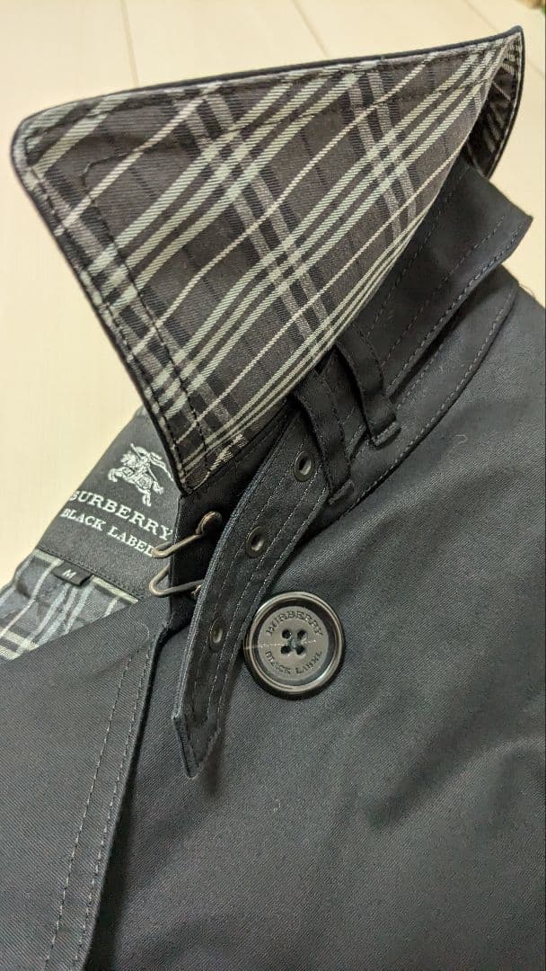 【美品】BURBERRY BLACK LABEL ライナー付きトレンチコート M