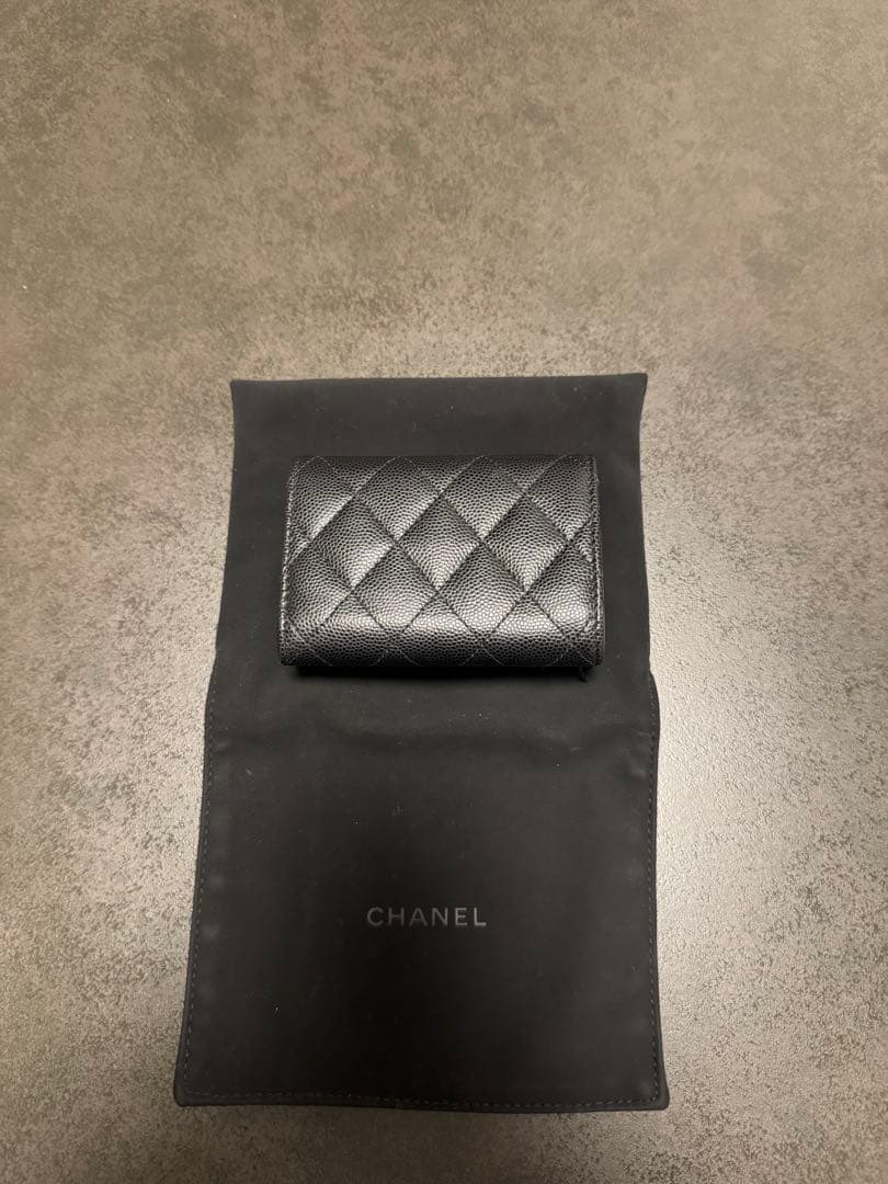 『美品』CHANEL マトラッセ　三つ折り財布　早いもの勝ち