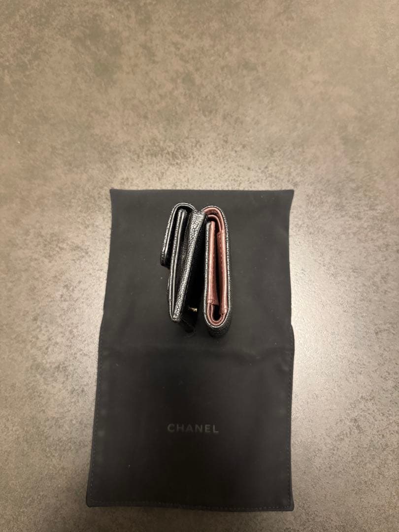 『美品』CHANEL マトラッセ　三つ折り財布　早いもの勝ち