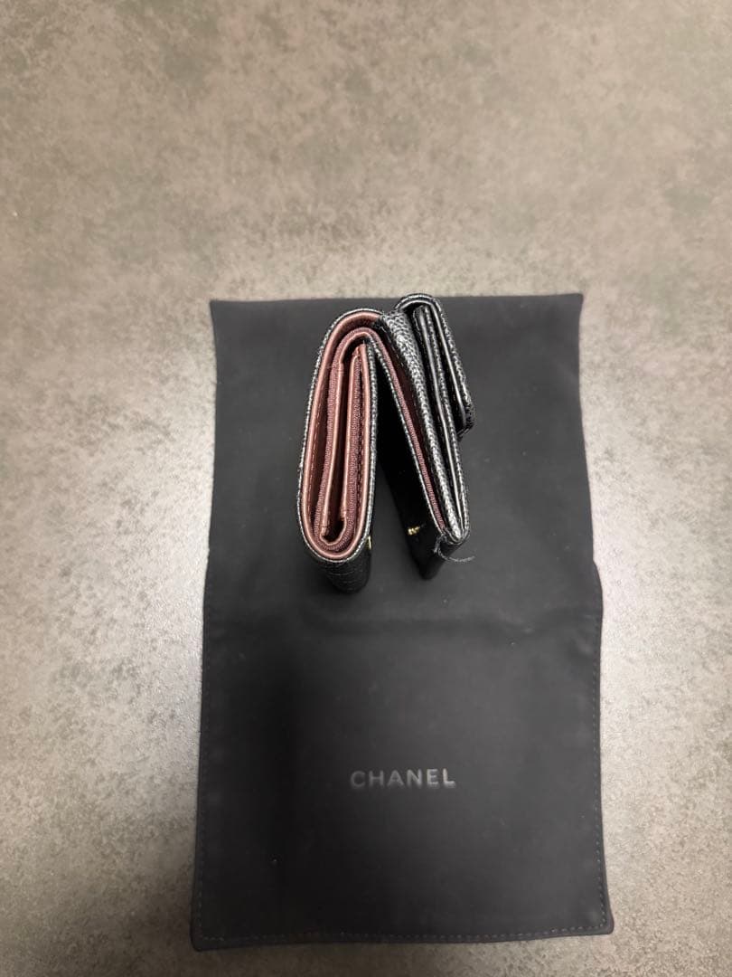 『美品』CHANEL マトラッセ　三つ折り財布　早いもの勝ち