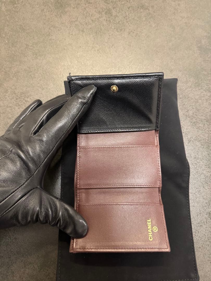 『美品』CHANEL マトラッセ　三つ折り財布　早いもの勝ち
