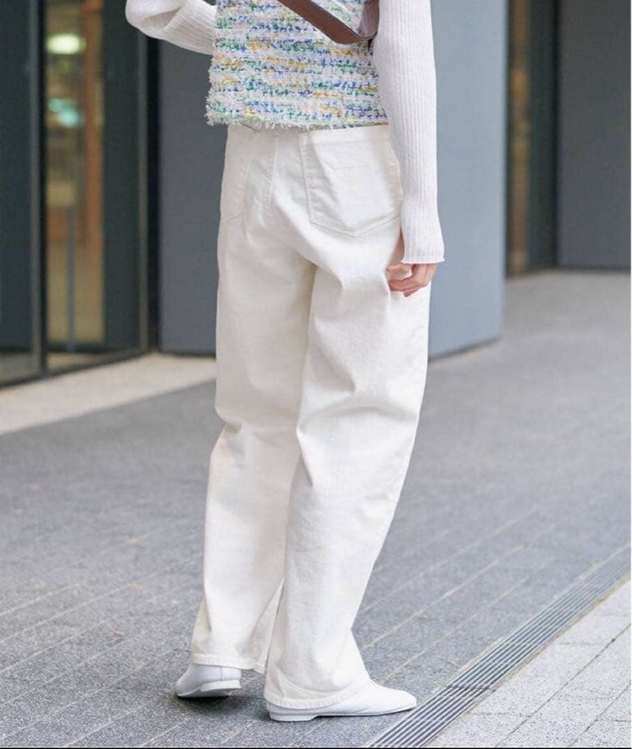 【タグ付き】YANUK JOAN ハイウエストルーズストレートデニム22