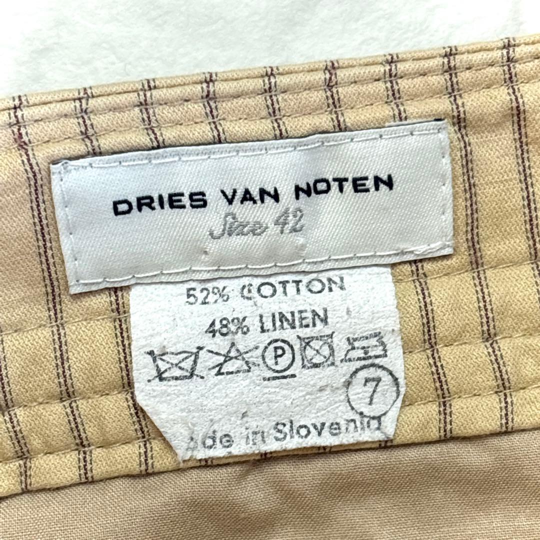 dries van noten　ドリスヴァンノッテン　ボトムス リネン　42