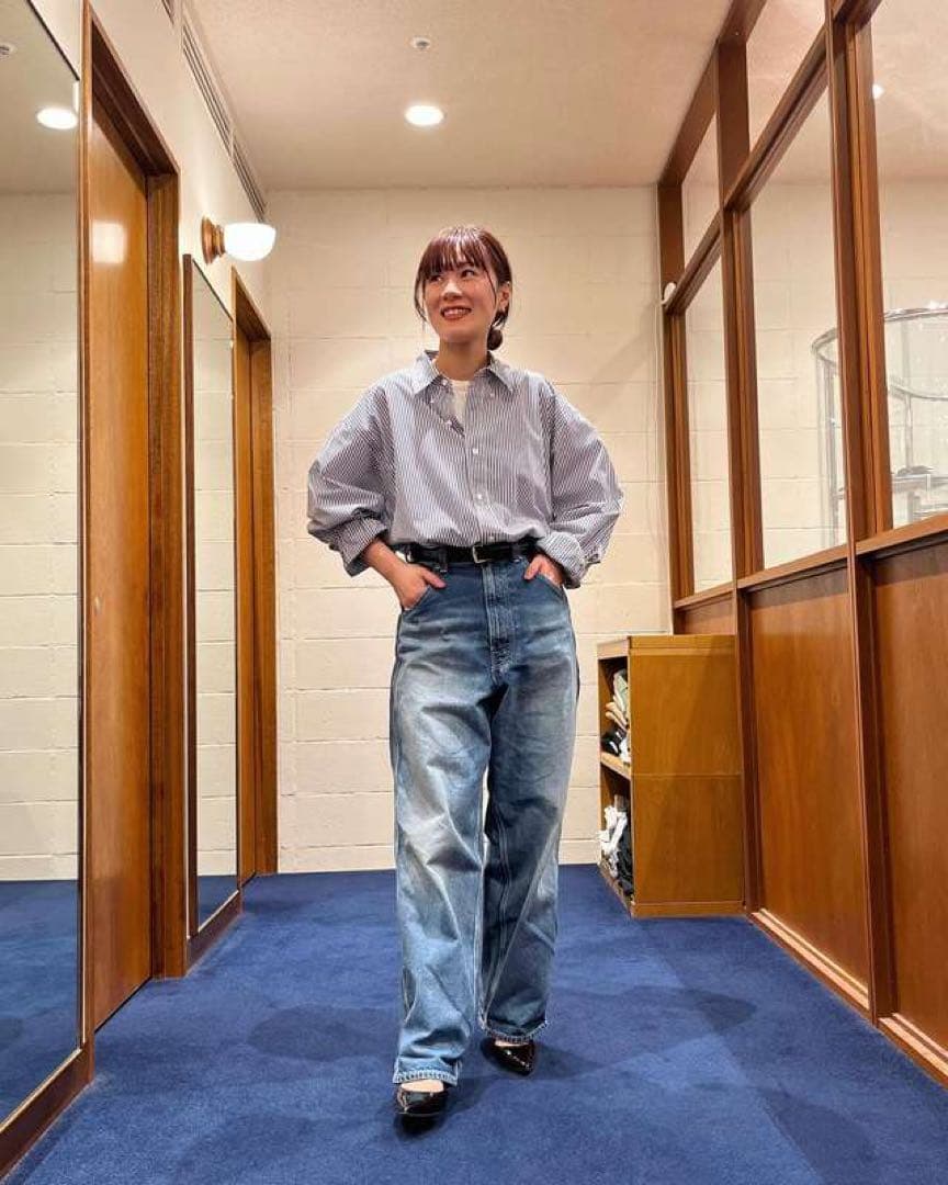 【定価28,600円】SHINZONE TOOL DENIM PANTS 32
