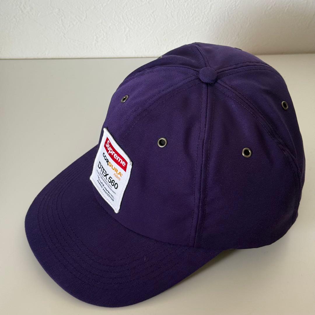 Supreme シュプリーム キャップ 6パネル 紫 パープル