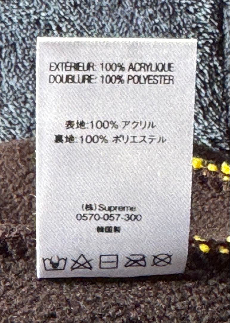 帽子 19aw supreme Split Logo Earflap Beanie