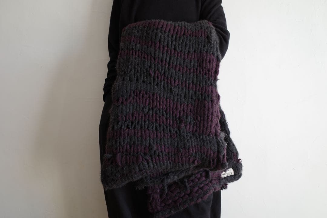 【美品】 kaval 大判 厚手 カシミヤ ストール