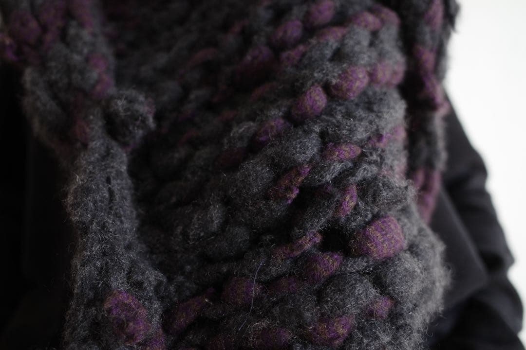【美品】 kaval 大判 厚手 カシミヤ ストール