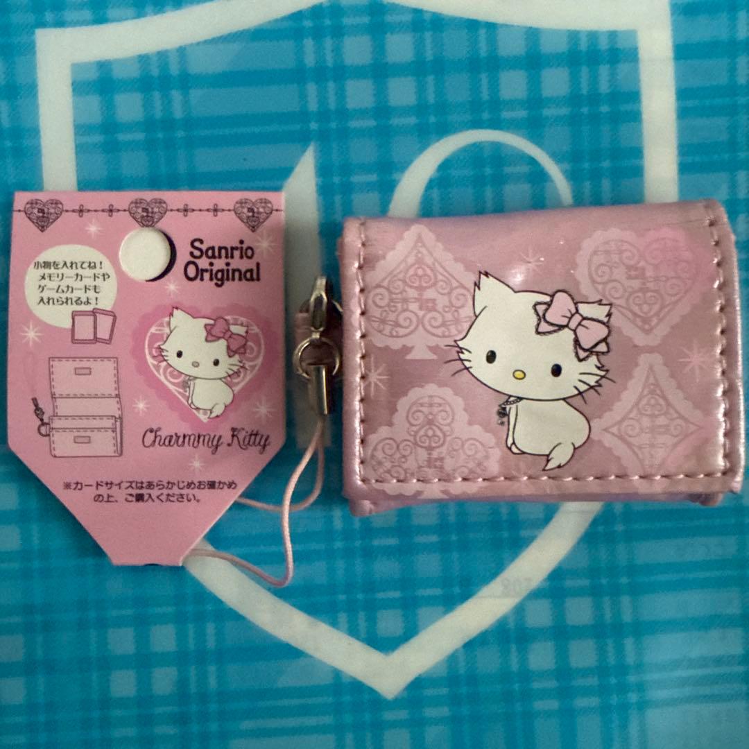 チャーミーキティ　メモリカードストラップ (ミニ財布)