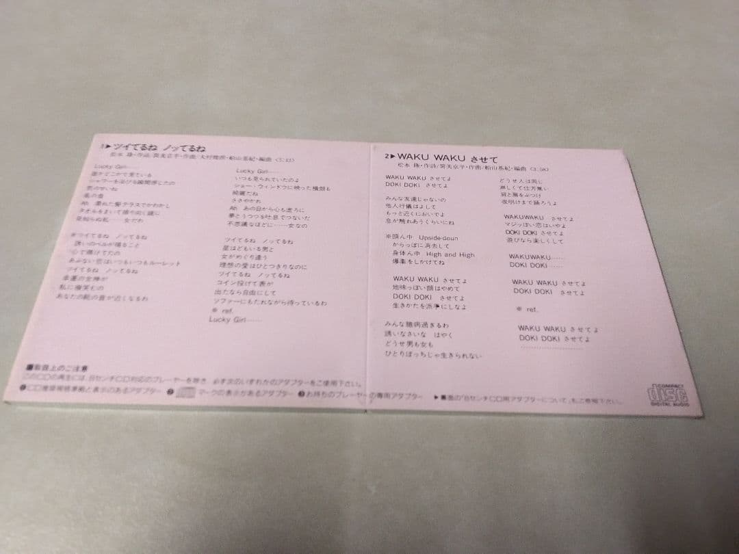 中山美穂　ツイてるねノッてるね