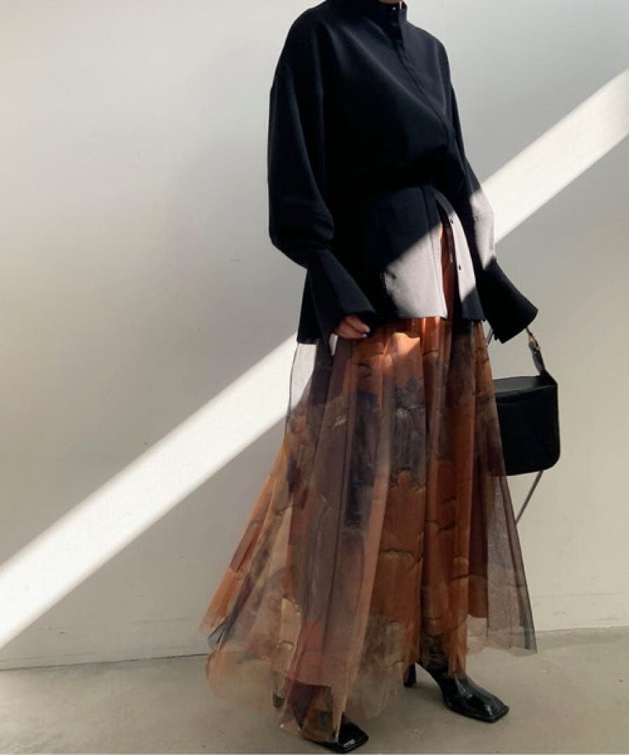 【美品】 AMERI UND GYPSUM ART TULLE SKIRT